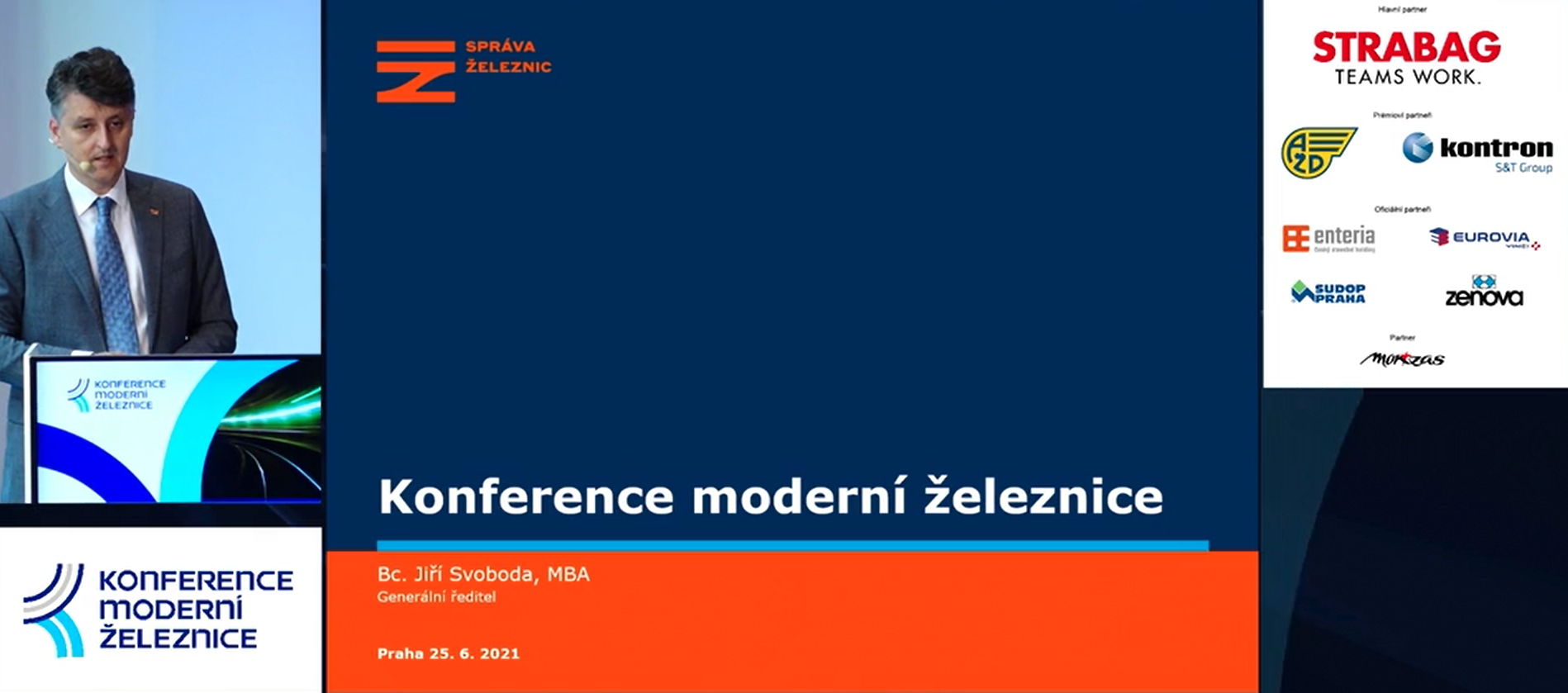 STRABAG Rail hlavním partnerem Konference Moderní železnice